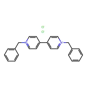 4,4'-Bipyridinium, 1,1'-dibenzyl-, dichloride structure
