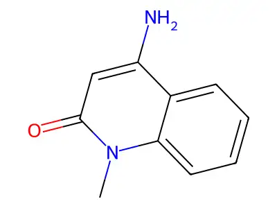 4-Amino-1-methyl-1,2-dihydroquinolin-2-one structure