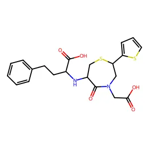 Temocaprilat structure