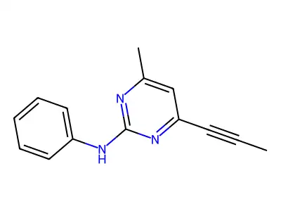 嘧菌胺 structure