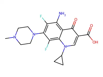 Quinolone analog 8 structure