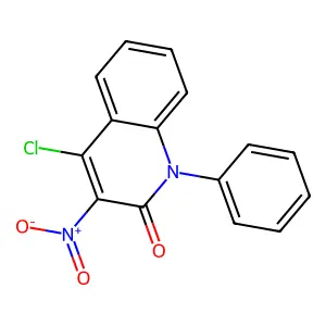 4-Chloro-3-nitro-1-phenyl-1,2-dihydroquinolin-2-one structure