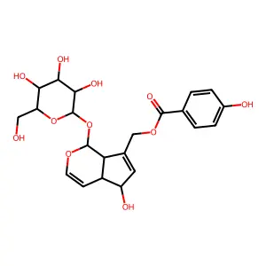 穗花牡荆苷 structure