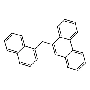 Phenanthrene, 9-(1-naphthalenylmethyl)- structure