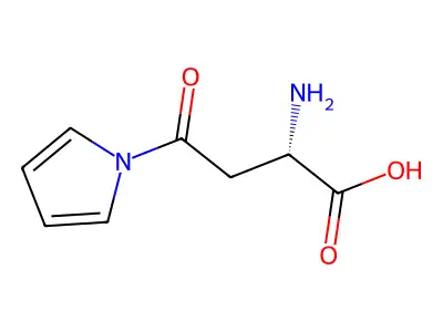 2-Amino-4-oxo-4(1H-pyrrol-1-YL)butanoic acid structure