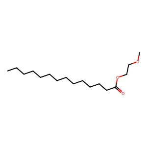 2-Methoxyethyl myristate structure