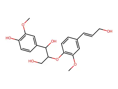 赤式-愈创木基甘油β-松柏基醚 structure