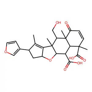 印楝酸 structure
