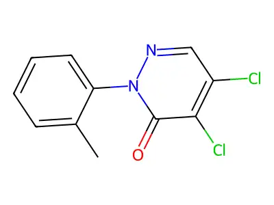 4,5-Dichloro-2-(o-tolyl)pyridazin-3(2H)-one structure