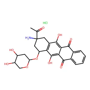 Amrubicin Hydrochloride structure