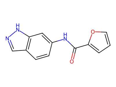 N-(1H-indazol-6-yl)furan-2-carboxamide structure