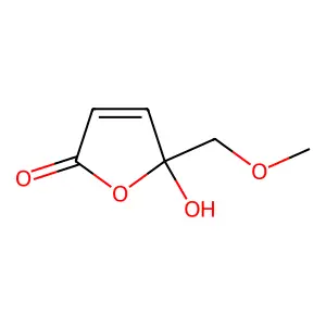 2(5H)-Furanone, 5-hydroxy-5-(methoxymethyl)- structure