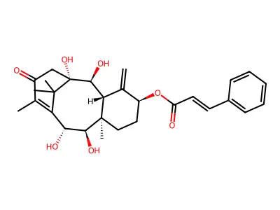 o-Cinnamoyltaxicin-i structure