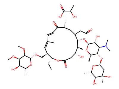Tylosin lactate structure