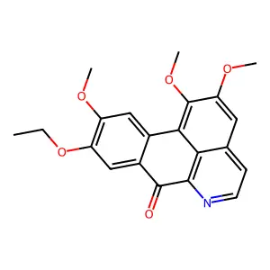 9-Ethoxy-1,2,10-trimethoxy-7H-dibenzo[de,g]quinolin-7-one structure