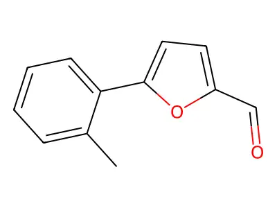 5-(2-Methylphenyl)furan-2-carbaldehyde structure