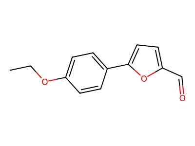 5-(4-Ethoxyphenyl)furan-2-carbaldehyde structure