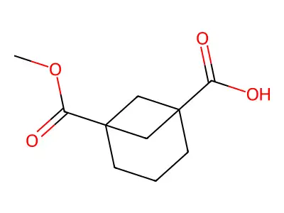 5-(Methoxycarbonyl)bicyclo[3.1.1]heptane-1-carboxylic Acid structure
