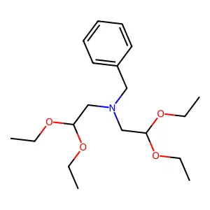 Benzenemethanamine, N,N-bis(2,2-diethoxyethyl)- structure