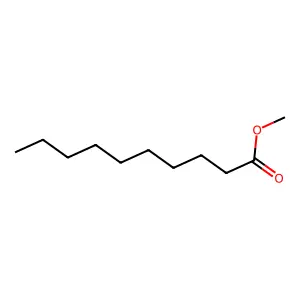 癸酸甲酯 structure
