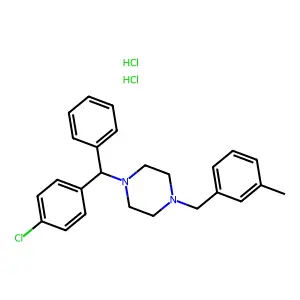 Meclozine Dihydrochloride structure