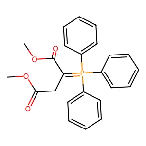 Butanedioic acid, (triphenylphosphoranylidene)-, dimethyl ester structure