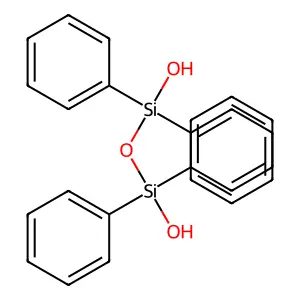1,1,3,3-Tetraphenyl-1,3-disiloxanediol structure