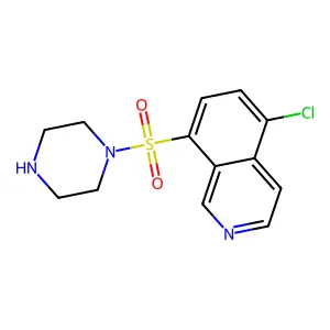 5-Chloro-8-(piperazinylsulfonyl)isoquinoline structure