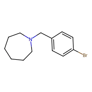 1-(4-Bromobenzyl)azepane structure