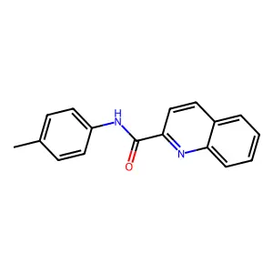 2-Quinolinecarboxamide, N-(4-methylphenyl)- structure