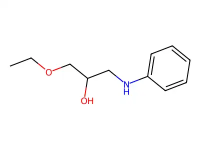 1-Ethoxy-3-phenylamino-propan-2-ol structure