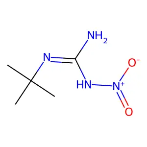 N'-tert-butyl-N-nitroguanidine structure