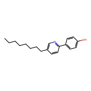 Phenol, 4-(5-octyl-2-pyridinyl)- structure