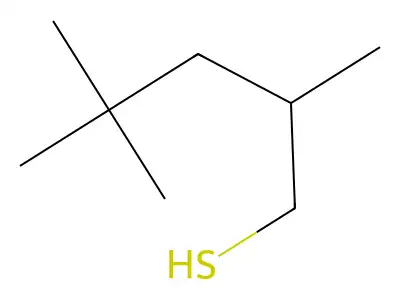 2,4,4-Trimethylpentane-1-thiol structure