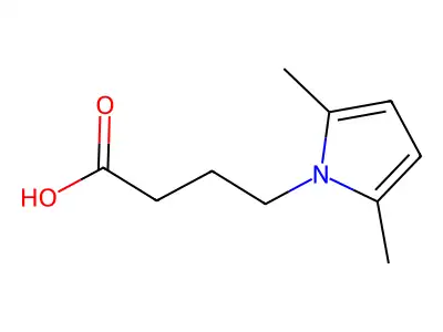 1-Pyrrolebutyric acid, 2,5-dimethyl- structure