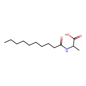 2-(decanoylamino)propanoic Acid structure