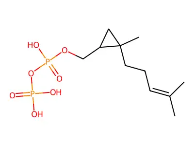 2,3-Cyclopropylgeranyl pyrophosphate structure