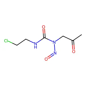 1-(2-Oxopropyl)nitroso-3-(2-chloroethyl)urea structure