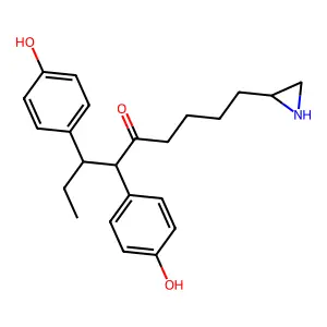 Ketononestrol aziridine structure