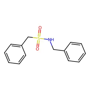 N-benzyl-1-phenylmethanesulfonamide structure