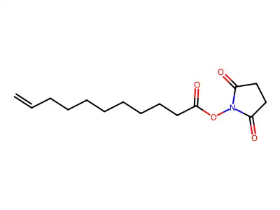 2,5-Pyrrolidinedione, 1-[(1-oxo-10-undecenyl)oxy]- structure