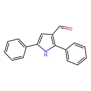 2,5-Diphenyl-1H-pyrrole-3-carbaldehyde structure