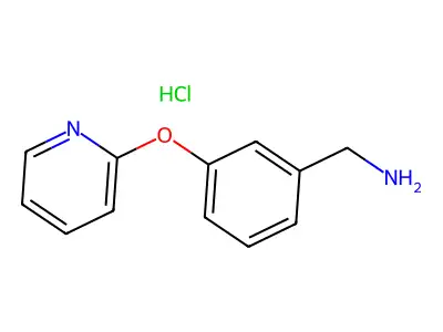 [3-(Pyridin-2-yloxy)benzyl]amine structure