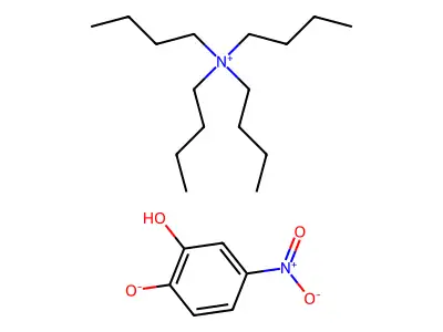 Tetrabutyl ammonium, salt with 4-nitropyrocateco structure