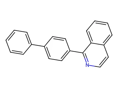 1-(4-Biphenylyl)isoquinoline structure