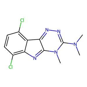 6,9-Dichloro-n,n,4-trimethyl-4h-[1,2,4]triazino[5,6-b]indol-3-amine structure