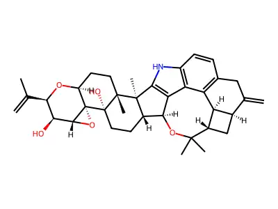 Penitrem B structure