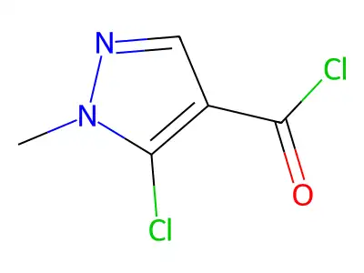 5-Chloro-1-methyl-1H-pyrazole-4-carbonyl chloride structure