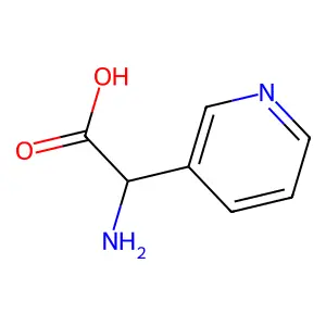 (2R)-2-amino-2-pyridin-3-ylacetic acid structure