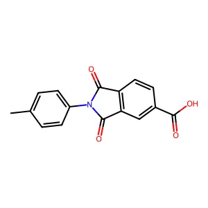 1,3-Dioxo-2-(p-tolyl)isoindoline-5-carboxylic acid structure